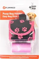 Flamingo držák na sáčky na psích exkrementů Růžový