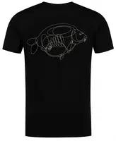 Korda tričko one liner tee black - xxl