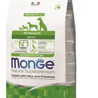 Monge Speciality Line All Breeds Adult Monoprotein suché krmivo pre psov - králičie, ryža a zemiaky 2,5 kg