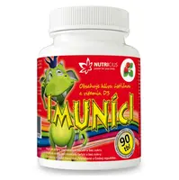 NUTRICIUS Imuníci Hliva ustricovitá s vitamínom D pre deti 90 tabliet