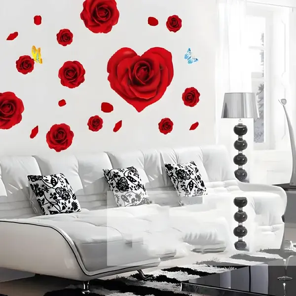 Samolepka na stenu/Tapeta Roses H16347