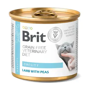 Brit Veterinary Diet Obesity konzerva pre mačky 200 g