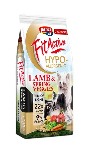 FitActive Originals Senior Hypoallergenic suché krmivo pro psy - jehněčí se zeleninou 15 kg