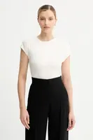 Tričko Calvin Klein dámské, béžová barva, LV047B275G