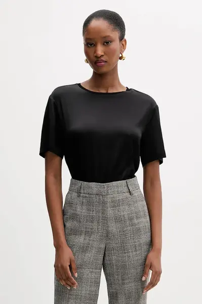 Tričko Silvian Heach OREILLE dámské, černá barva, GPA25530BL