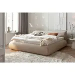 MID.YOU ČALOUNĚNÁ POSTEL, 180/200 cm, šedohnědá