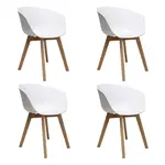 MID.YOU SADA ŽIDLÍ S PODRUČKAMI 4 kusy