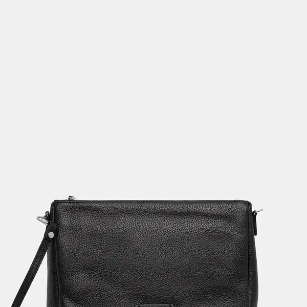 Kožená kabelka Gianni Chiarini NORA POUCH černá barva, BS.10225.GRN