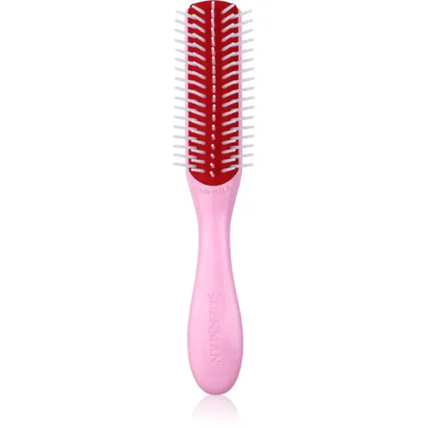 Denman Style D14 The Mini Curl Definer & Styler stylingový hřeben na vlasy Pink Crush 1 ks