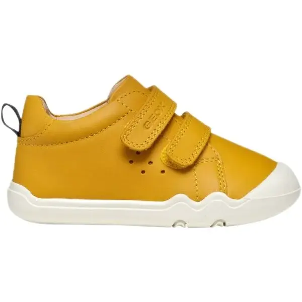 Geox B STEPPIEUP Chlapecké volnočasové boty, žlutá, velikost