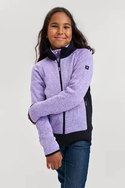Dětská mikina Reima Meresta fialová barva, hladká, 5200439A