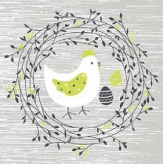 Ubrousek P 33x33 velikonoce MES200477