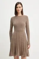 Šaty Guess MORGAN béžová barva, mini, W5BK79 Z3902