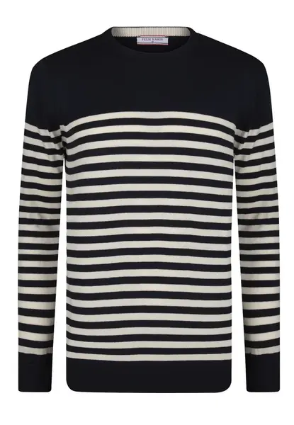 Felix Hardy Sveter  námornícka modrá / biela