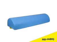 Rehabiq Podkladový půlválec, 60 x 20 x 12 cm, modrý