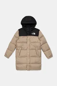 Dětská péřová bunda The North Face TEEN NUPTSE LONG PARKA