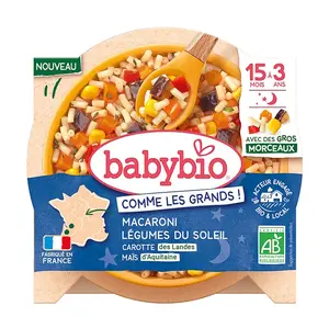 BABYBIO Makaróny s letní zeleninou 200 g