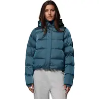 Columbia AMAZE PUFF™ HOODED JACKET Zimní bunda, tyrkysová, velikost