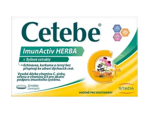 Cetebe ImunActiv HERBA +Bylinné extrakty 30 tablet