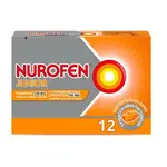 Nurofen Junior Pomeranč 100mg 12 žvýkacích tablet