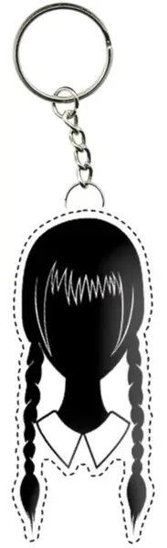 Klíčenka Wednesday – silueta hlavy