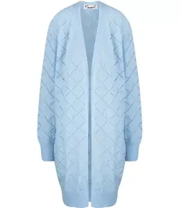 Pri Long warm openwork cardigan IZABELLA