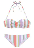 LASCANA Bikiny  žltá / nefritová / svetlofialová / pitaya