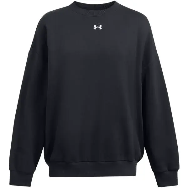 Under Armour RIVAL FLEECE CREW Dámska mikina, čierna, veľkosť