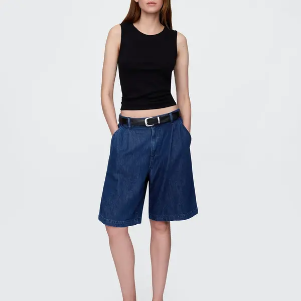 GAP Džínové kraťasy bermuda UltraSoft - Dámské