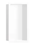 Hansgrohe XtraStoris Individual - Výklenok do steny s designovým rámom, 30x15x10 cm, matná biela 56096700