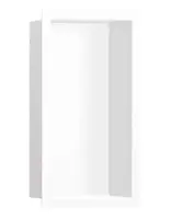 Hansgrohe XtraStoris Individual - Výklenok do steny s designovým rámom, 30x15x10 cm, matná biela 56096700