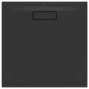 Ideal Standard Ultra Flat New - Sprchová vanička, 90x90 cm, čierna T4467V3
