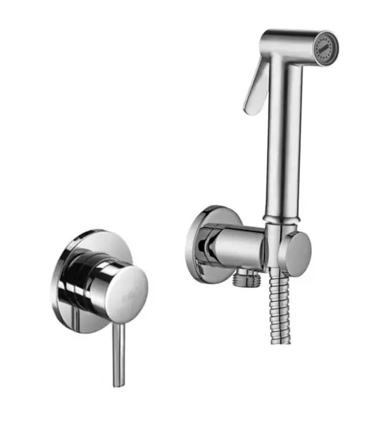 Paffoni Bidet Kit - Bidetová batéria pod omietku, so spŕškou a telesom, chróm KITDUP110CR