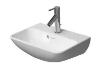 Duravit ME by Starck - Umývadielko 45x32 cm, s WonderGliss, alpská biela 07194500101