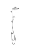 Hansgrohe Crometta - Sprchový set 240 Showerpipe na renovácie, 1 prúd, EcoSmart, chróm 27270000