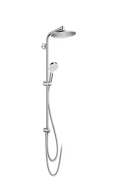 Hansgrohe Crometta - Sprchový set 240 Showerpipe na renovácie, 1 prúd, EcoSmart, chróm 27270000
