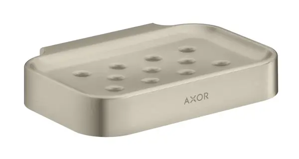 Axor Universal Circular - Mýdlenka s držákem, kartáčovaný nikl 42805820