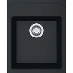 Franke Sirius - Tectonitový dřez SID 610-40, 43x53 cm, černá 114.0503.041