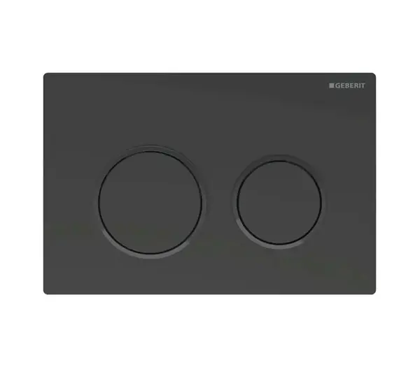 Geberit Omega20 - Ovládání splachování, matná černá 115.085.16.1
