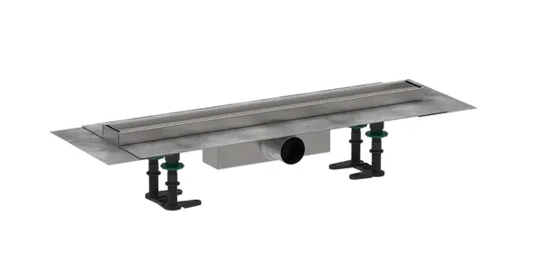 Hansgrohe RainDrain Compact - Sprchový žlab 60 cm pro vložení dlažby, s roštem 56175000