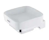 Nimco Maya - Mydlovnička s držiakom, biela keramika/chróm MA 29059K-26