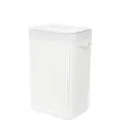 Compactor Free - Kôš na bielizeň 40x30x60 cm, bambus/biela RAN9108