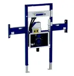 Geberit Duofix - Předstěnová instalace pro umyvadlo Geberit ONE 120 cm, pro nástěnnou armaturu ONE, podomítkový sifon a prvek Clou, částečně vysoká 11