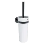 Nimco Unix - WC kefa nástenná, s držiakom, keramika/matná čierna UNC 13094K-90