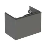 Geberit Acanto - Umývadlová skrinka, 74x54x48 cm, 1 zásuvka, lávová 503.004.JK.1