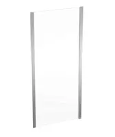 Geberit GEO - Sprchová stena 90x190 cm, strieborná/číre sklo 560.127.00.2