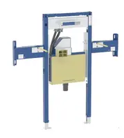 Geberit Duofix - Předstěnová instalace pro umyvadlo Geberit ONE 90 cm, pro nástěnnou armaturu ONE, podomítkový sifon a prvek Clou, částečně vysoká 111