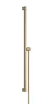 Hansgrohe Unica - Sprchová tyč 95 cm, se sprchovou hadicí, kartáčovaný bronz 24403140