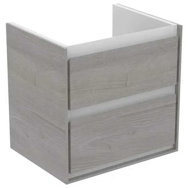 Ideal Standard Connect Air - Umývadlová skrinka, 53x41x52 cm, sivý dub/matný biely lak E1606PS