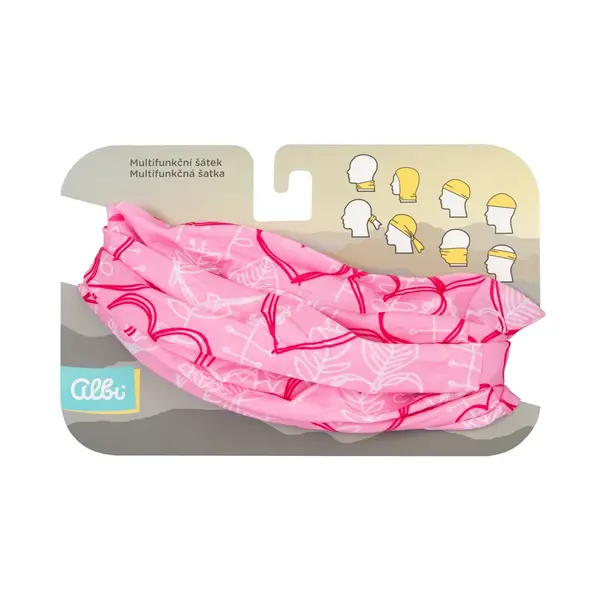 Multifunkčná šatka - Srdce ALBI
